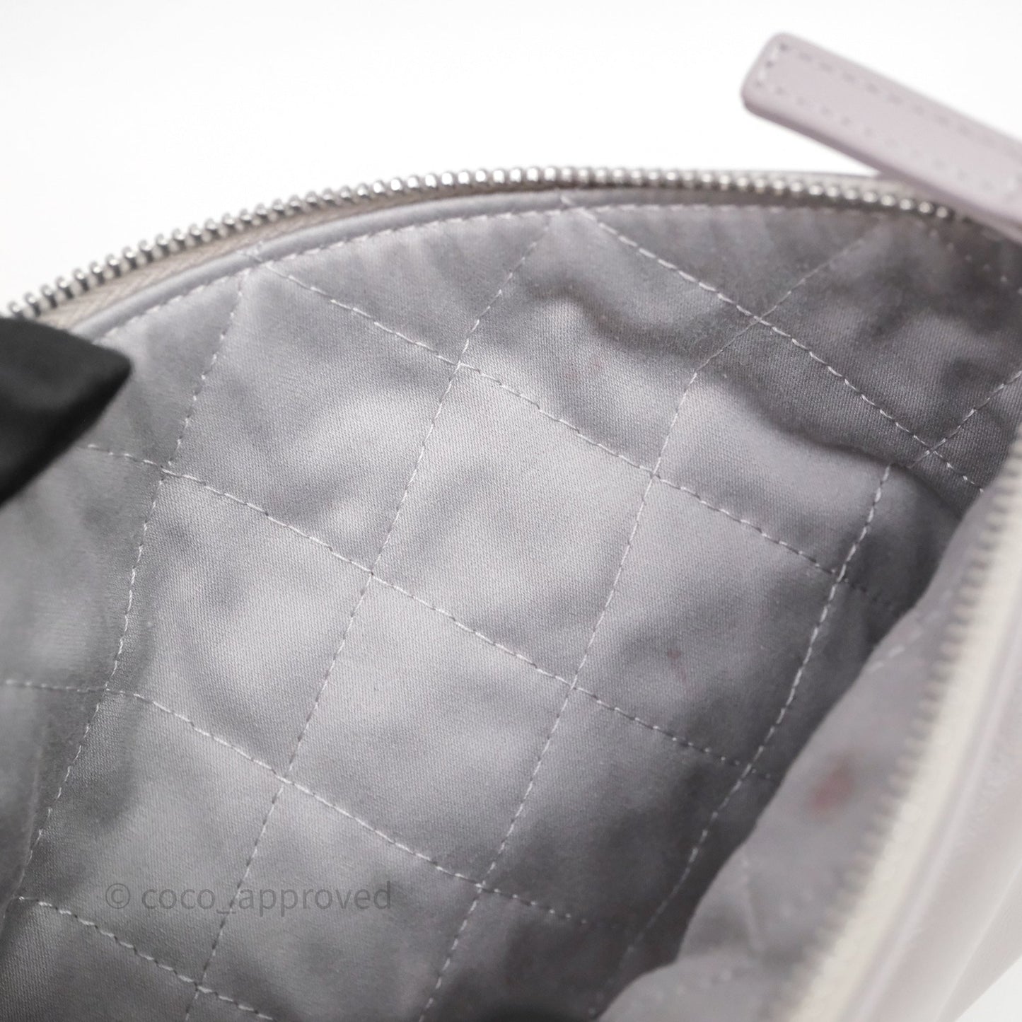 Chanel 22 Small Grey Aged Calfskin Matte Silver Hardware