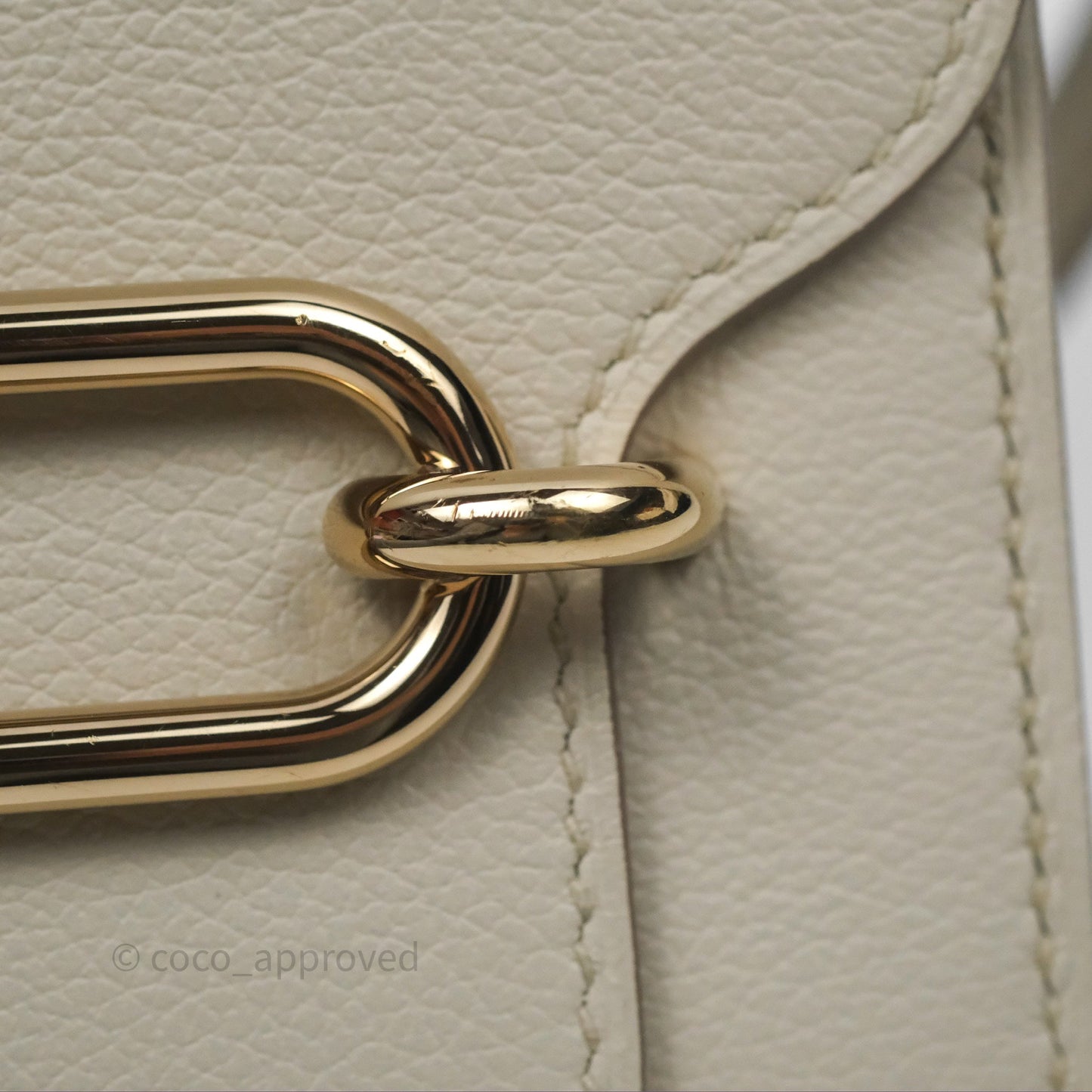 Hermès Roulis Mini 18 Beton 8L Evercolor Permabrass Hardware