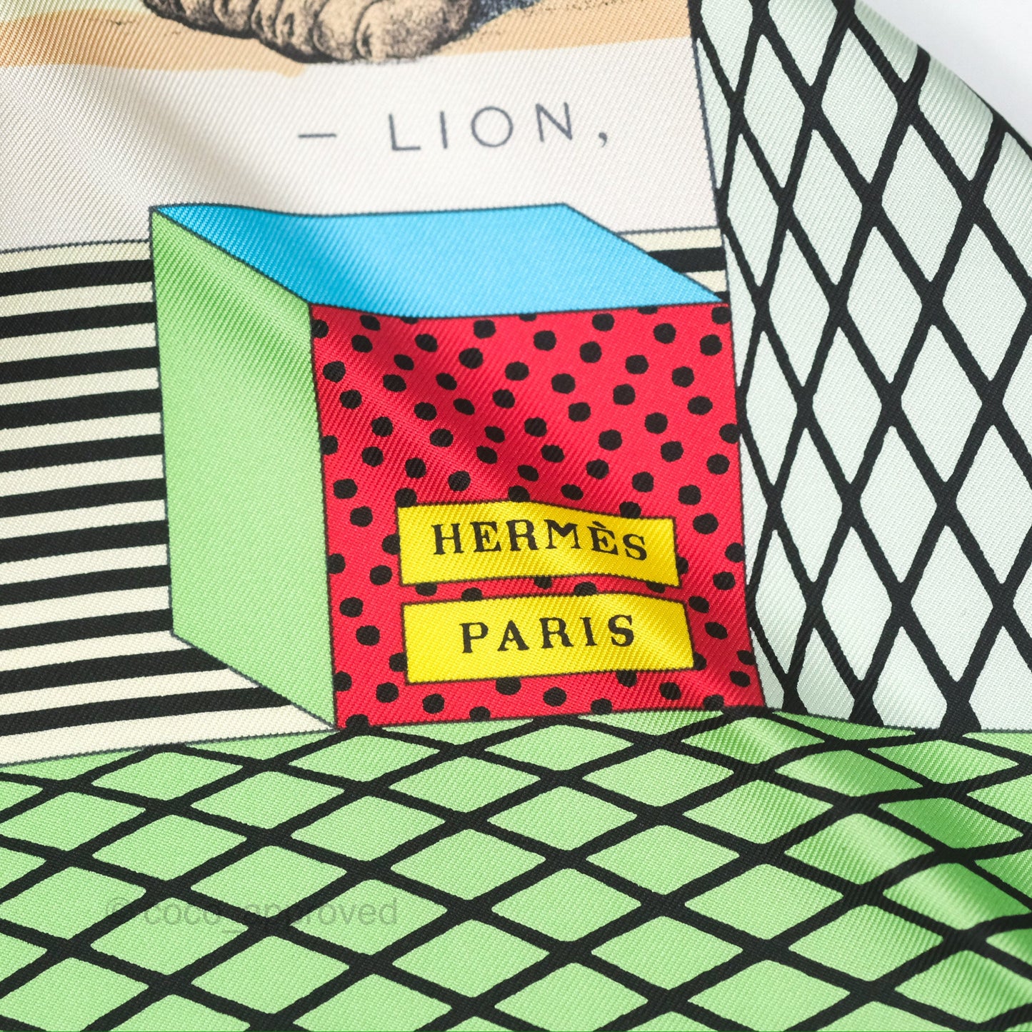 Hermès Grand Theater Nouveau Silk Scarf 90