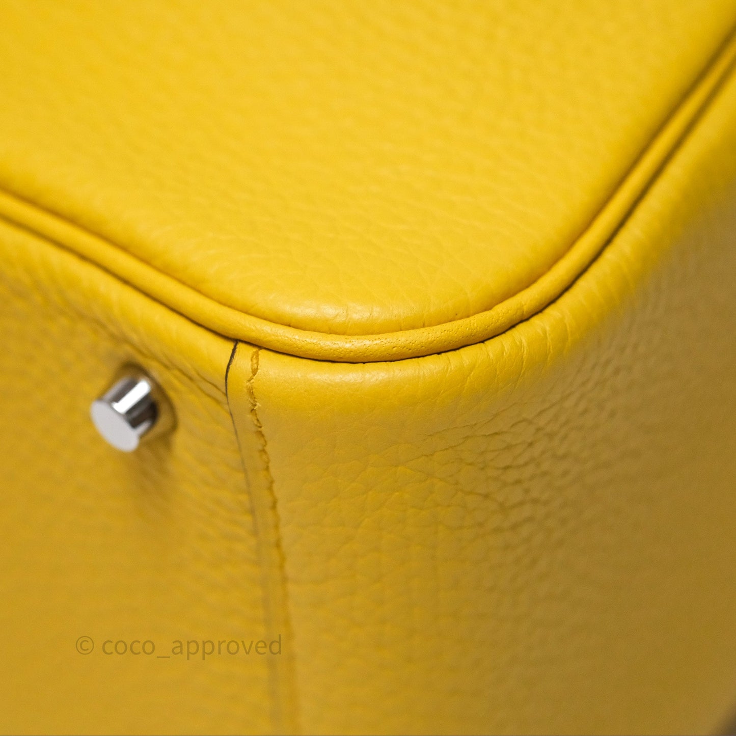 Hermès Mini Lindy 20 Sun B4 Clemence Palladium Hardware