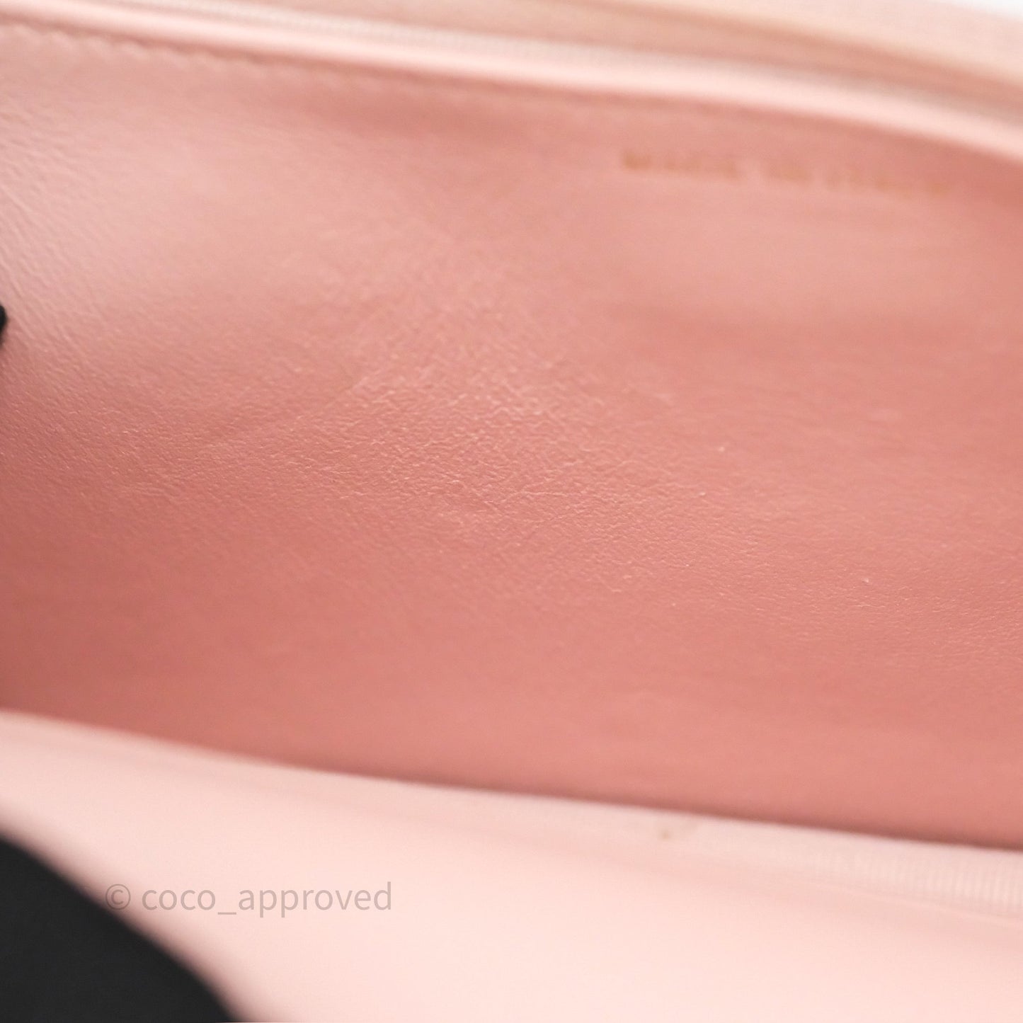 Chanel Camellia Crush Wallet on Chain WOC Pink Lambskin Aged Gold Hardware