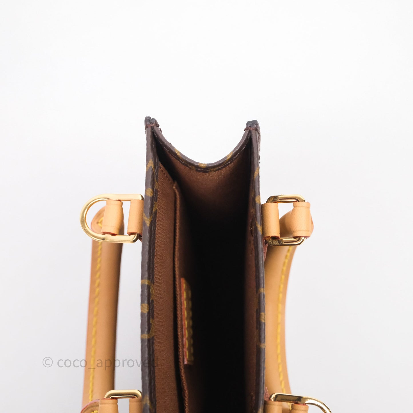 Louis Vuitton Petit Sac Plat Bag Monogram Canvas