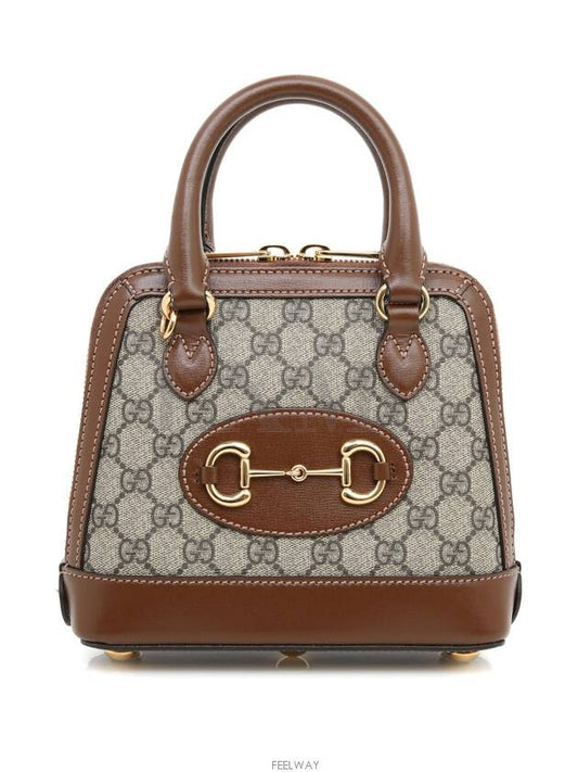 Luxury Gucci Trending 2025 Horsebit 1955 Mini Top Handle 640716 Cross