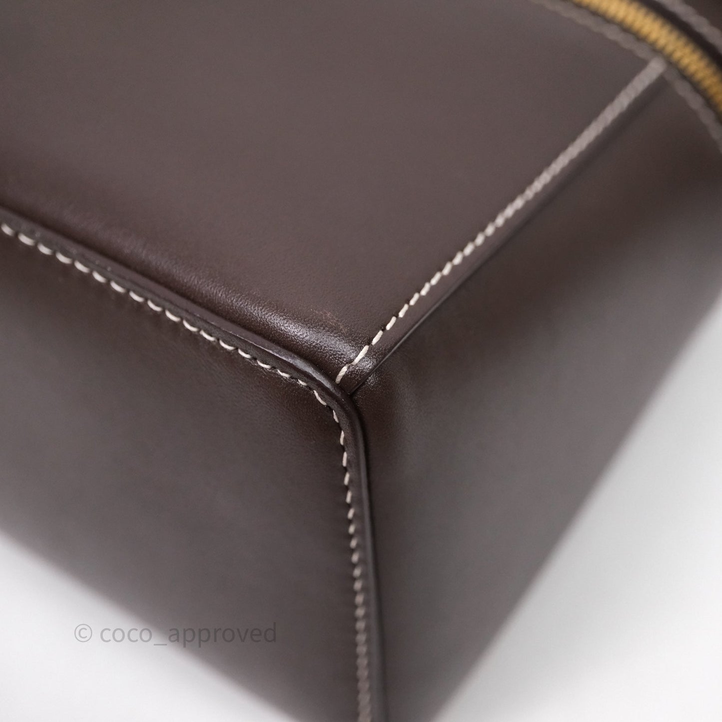 Loro Piana Extra Bag L27 Dark Choco Licorice Smooth Calfskin