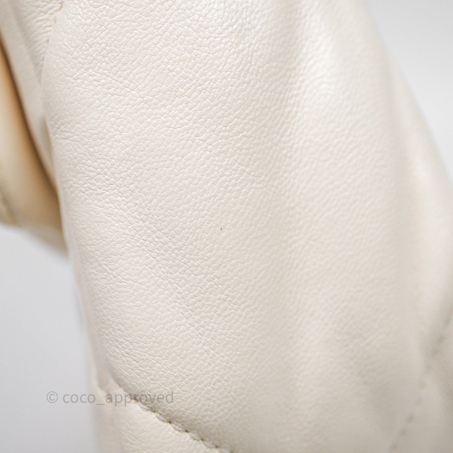 Chanel 19 Small Ivory White Mixed Hardware