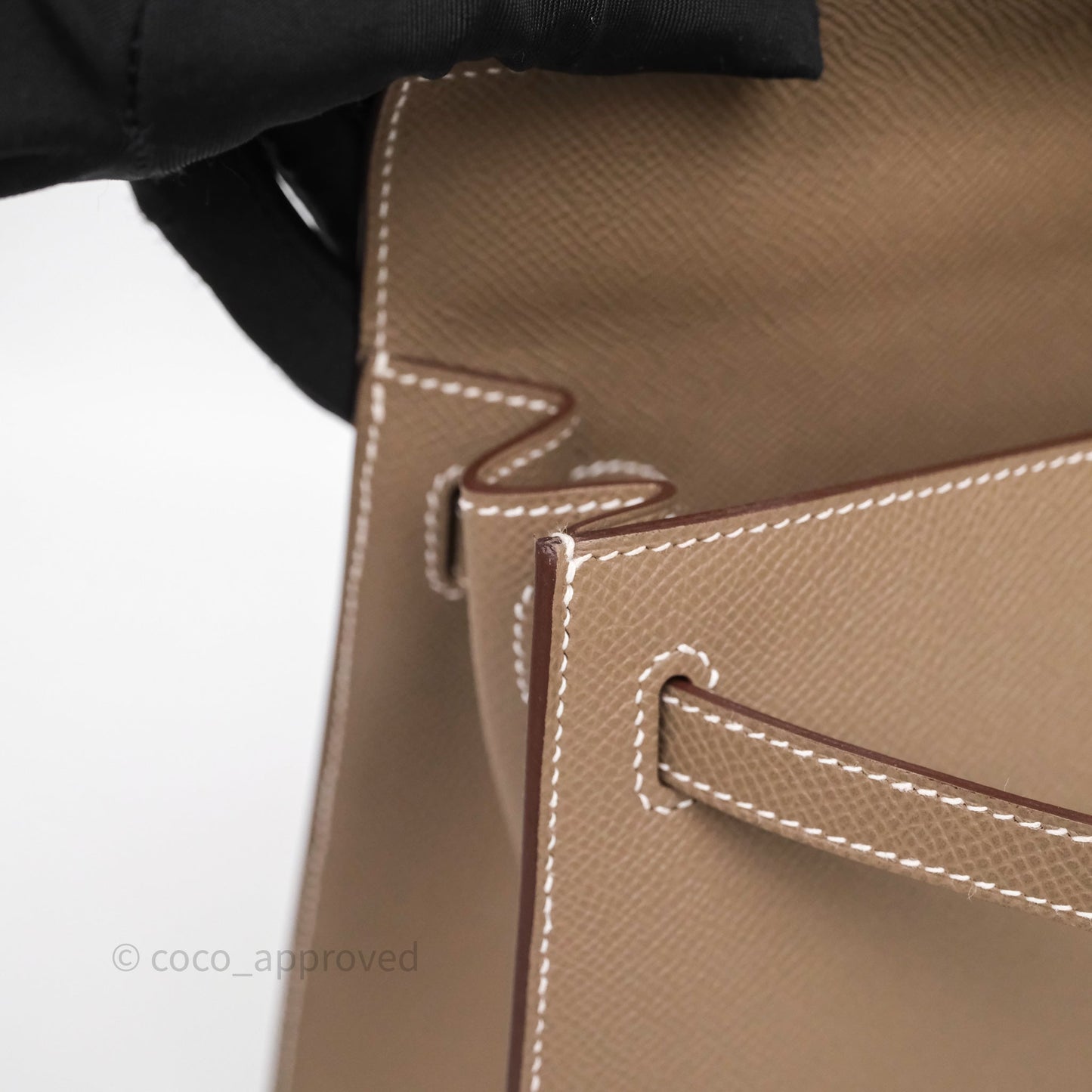 Hermès Kelly 25 Etoupe 18 Epsom Gold Hardware