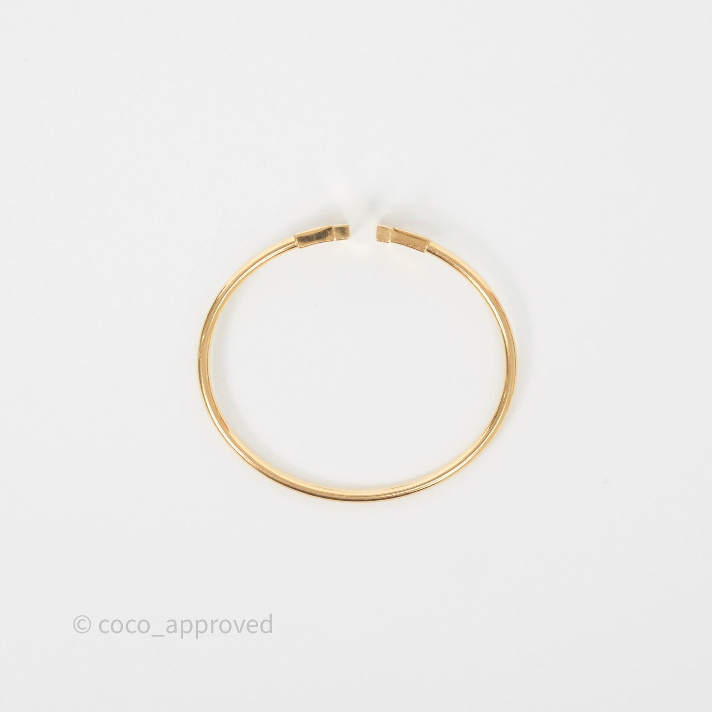 Tiffany & Co Tiffany T Wire Bracelet In Yellow Gold