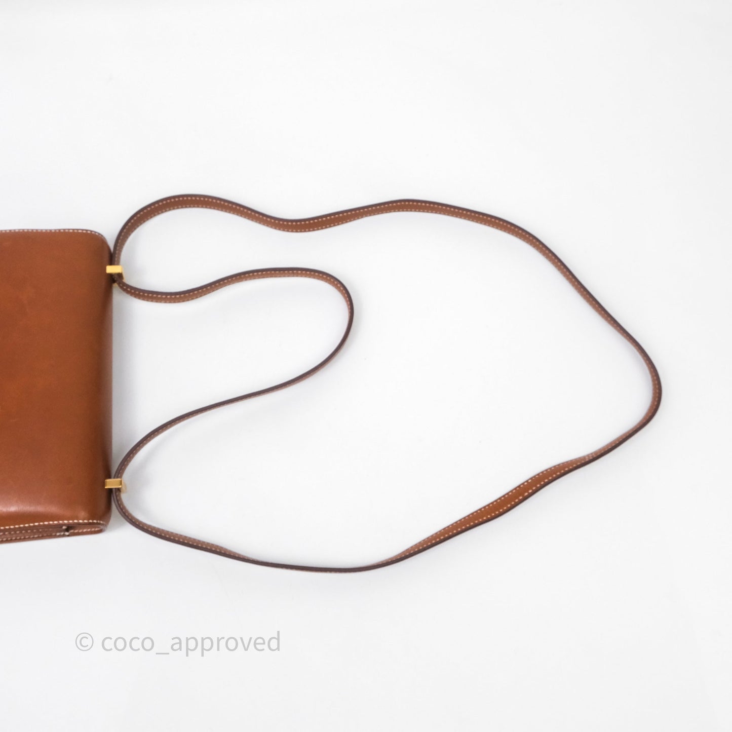 Hermès Constance Mini Smooth Barenia Leather Gold Hardware