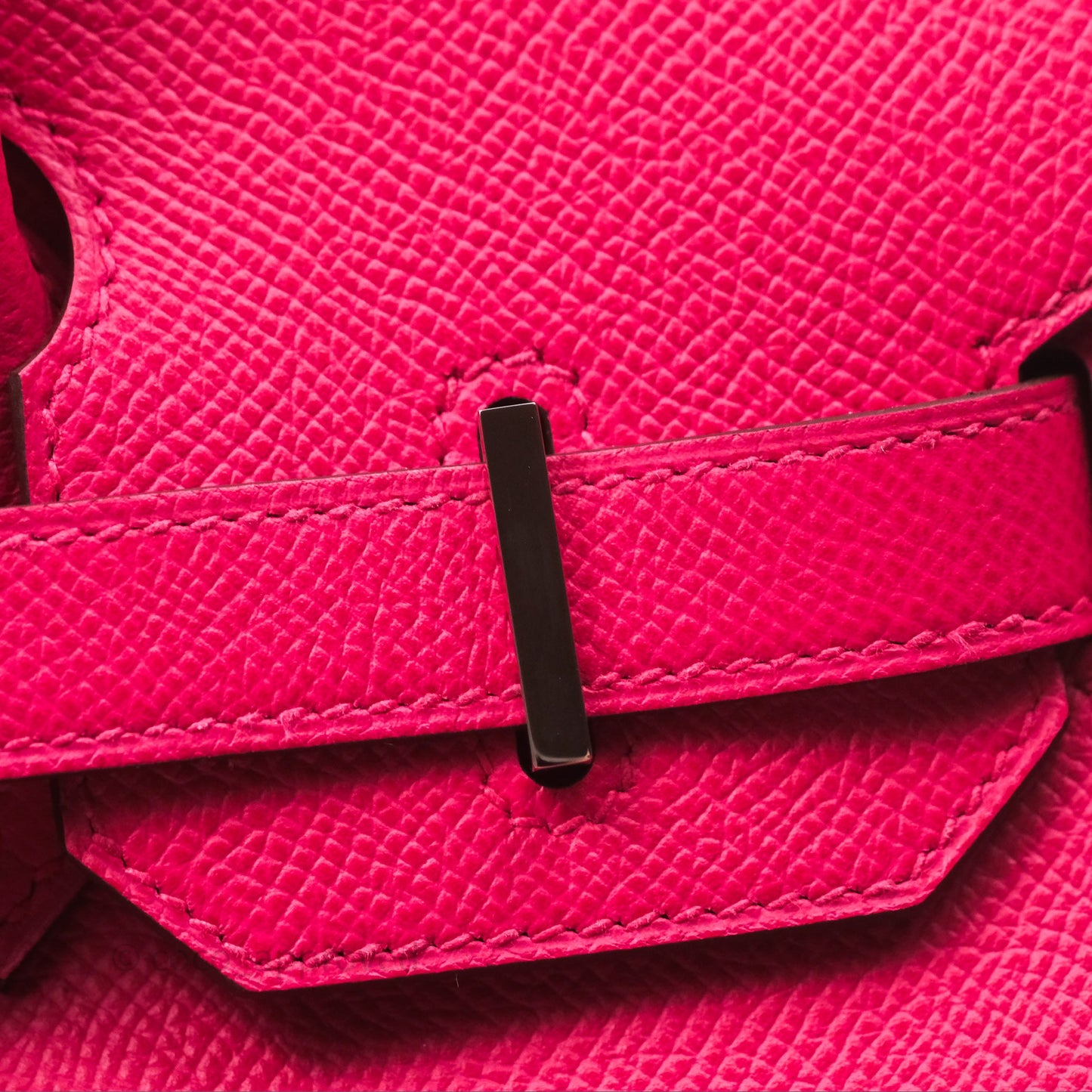 Hermès Birkin 30 Framboise 90 Epsom Palladium Hardware