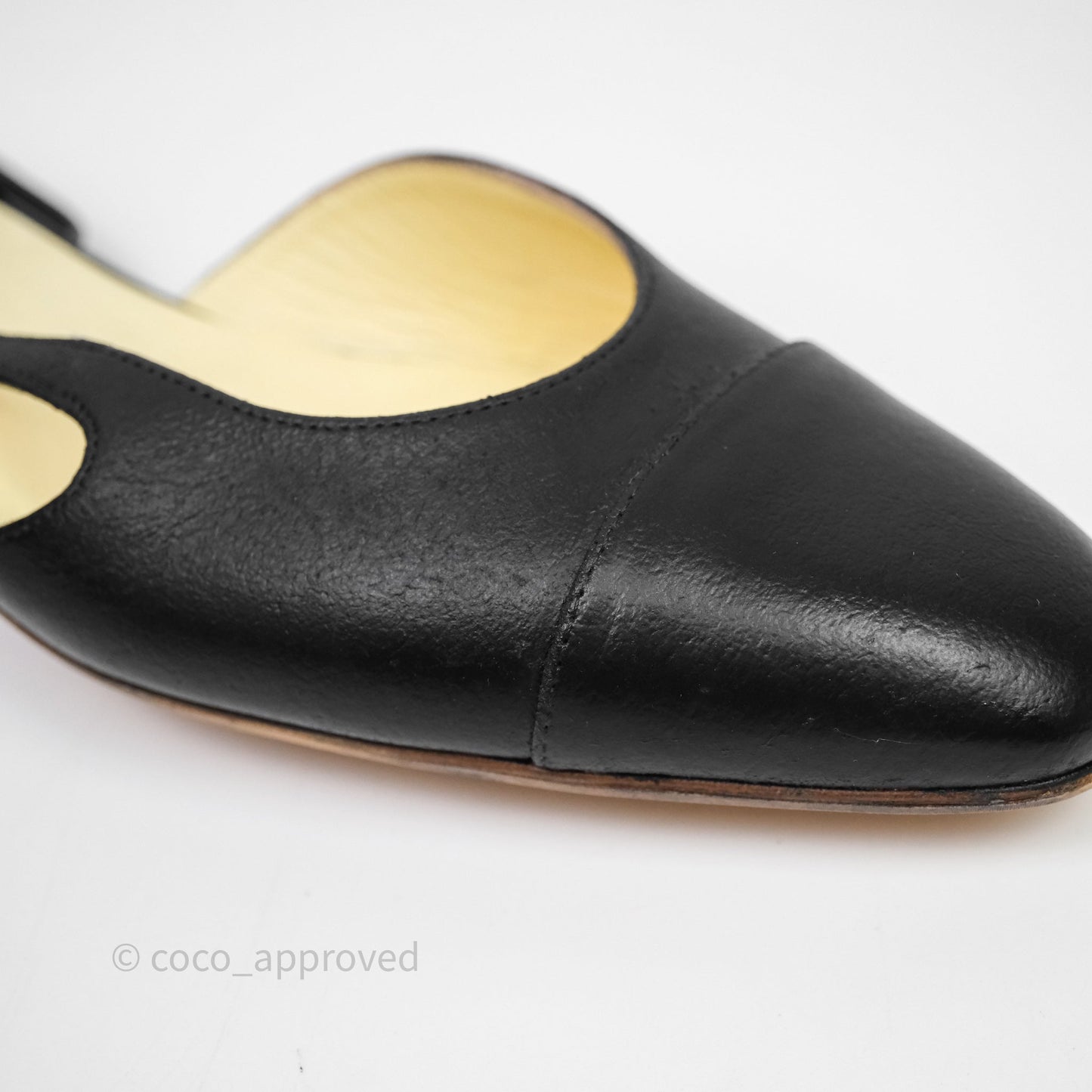 Chanel Classic Slingback Black Size 38
