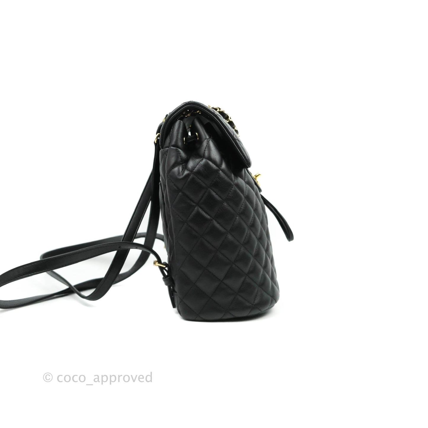 Chanel Quilted Small Urban Spirit Backpack Calfskin Black Gold Hardware