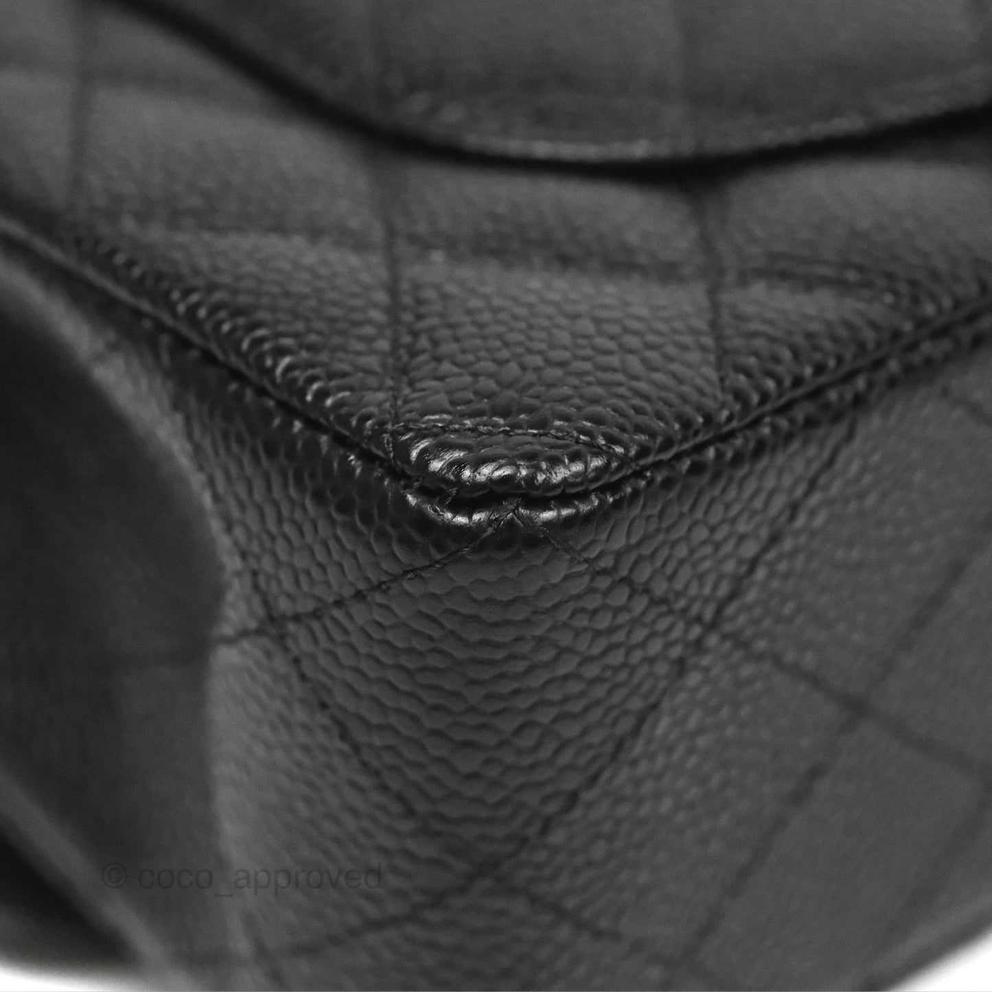 Chanel Small Classic Quilted Flap Black Caviar Gold Hardware