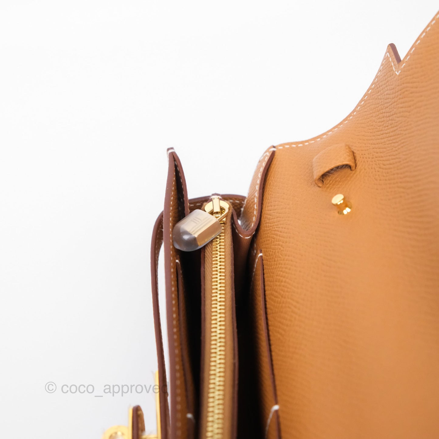 Hermès Kelly To Go Wallet Gold 37 Epsom Gold Hardware