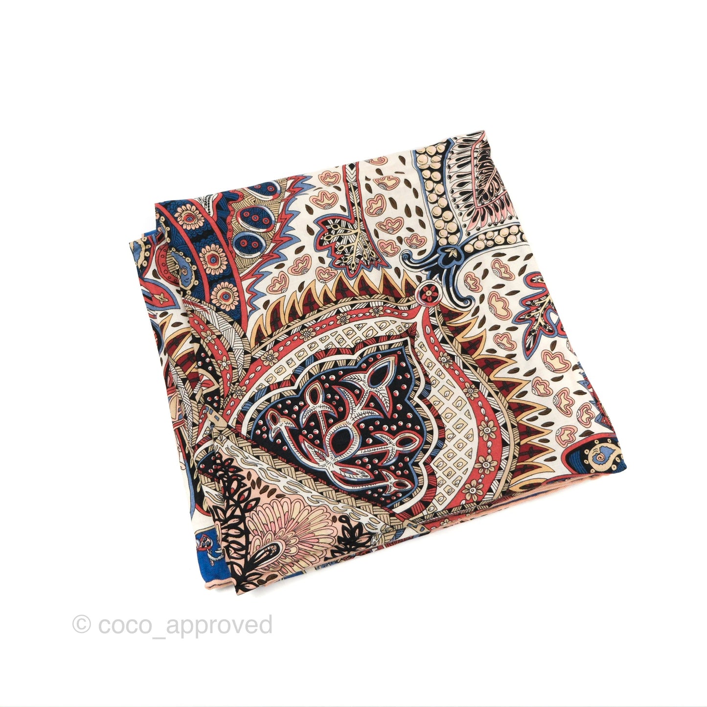 Hermes Le Jardin De La Maharani Scarf 140