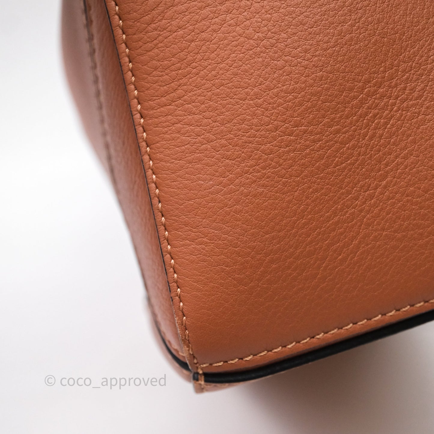 Loewe Small Puzzle Bag Tan Calfskin Gold Hardware