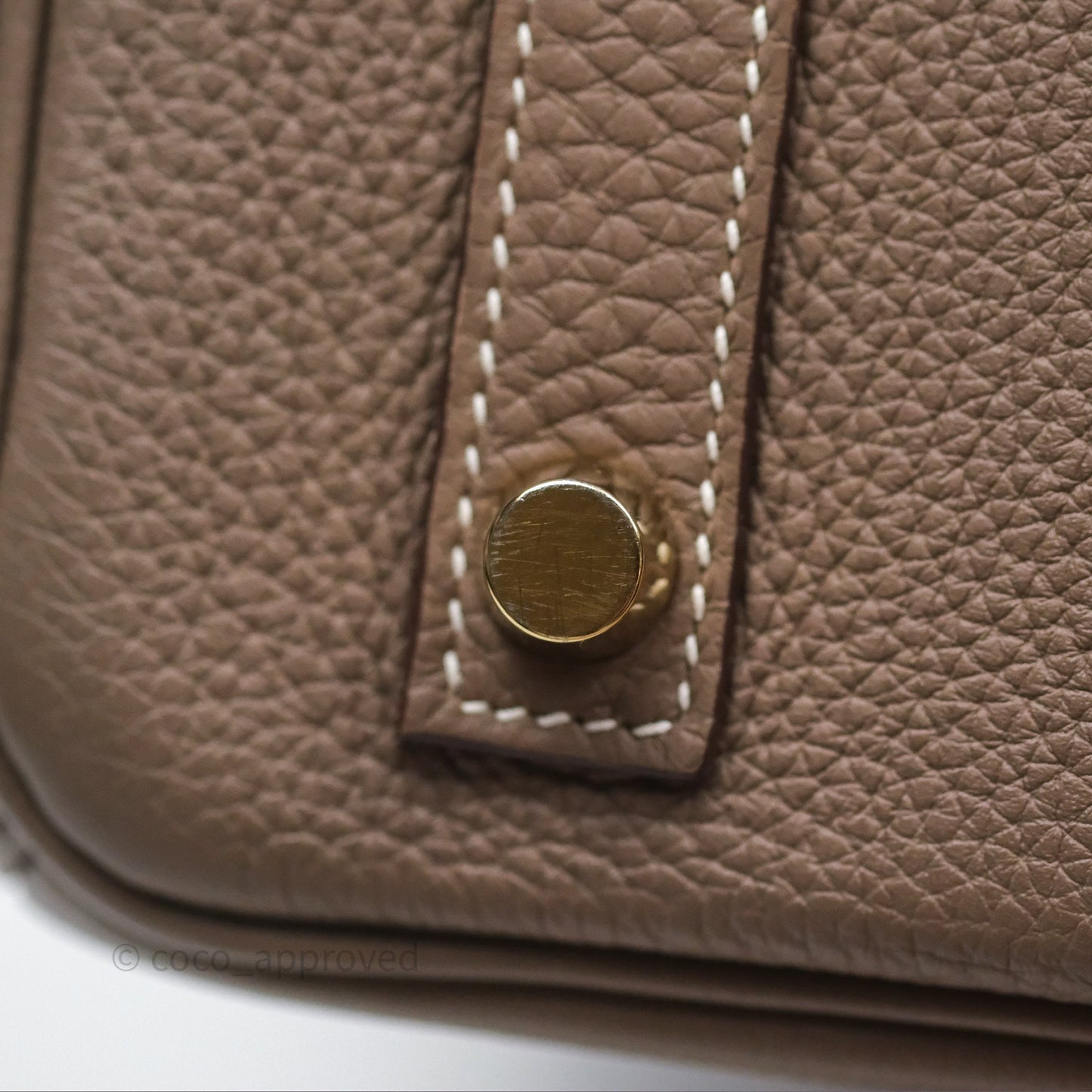 Hermès Birkin 30 Etoupe 18 Togo Gold Hardware