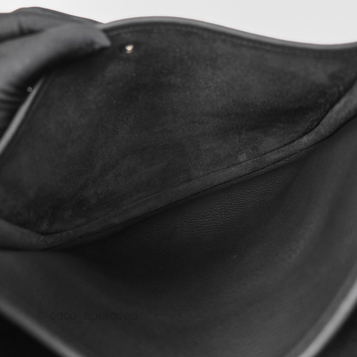 Hermès Evelyne III 29 Noir 89 Clemence Silver Hardware