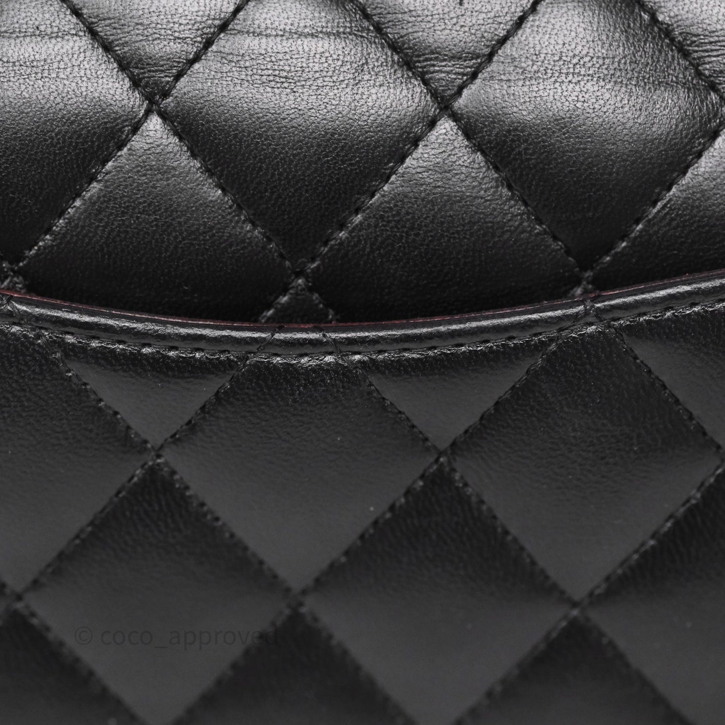 Chanel Small Classic Flap Quilted Black Lambskin Gold Hardware