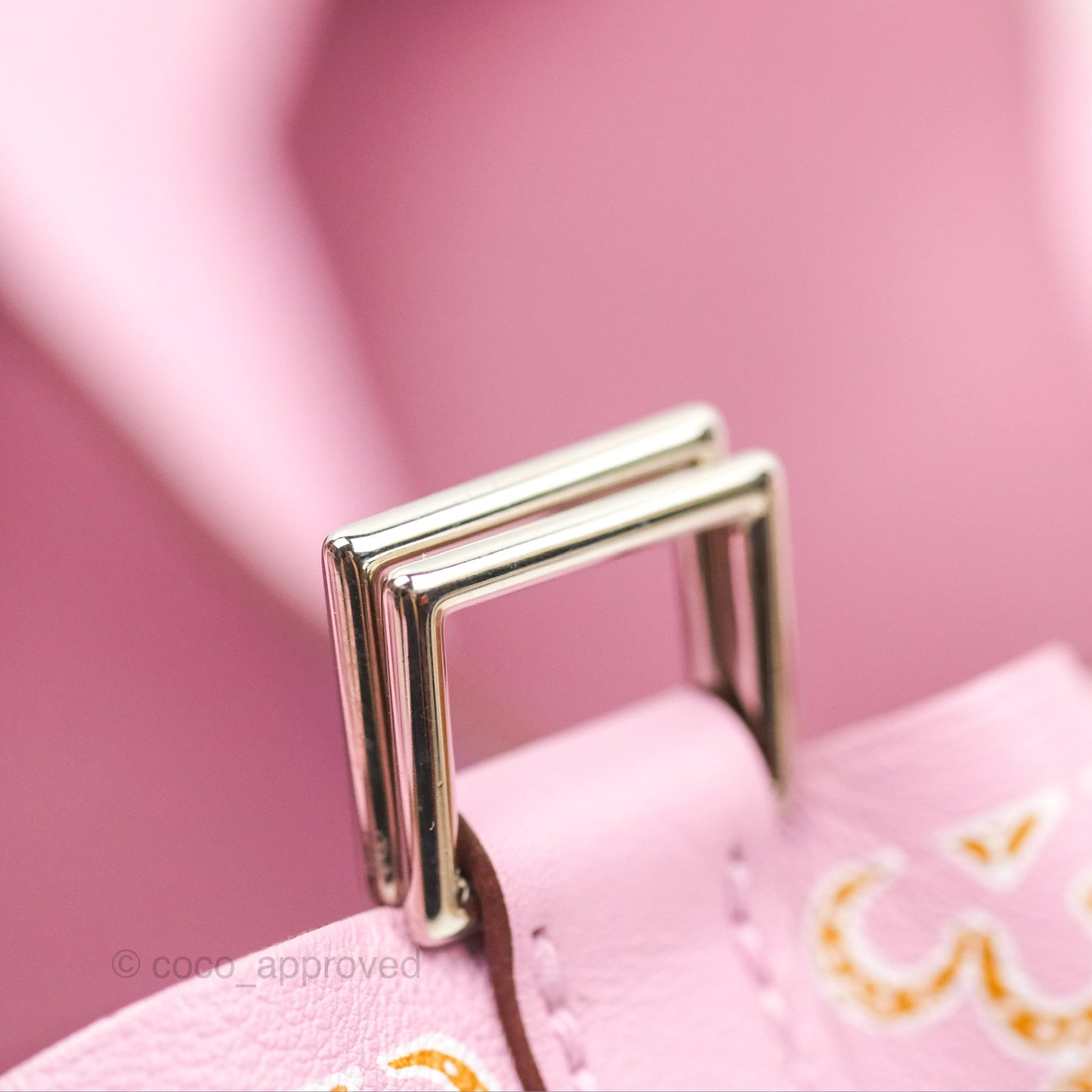Hermès Picotin Lock 18 Lucky Daisy Mauve Sylvestre Swift Palladium Hardware