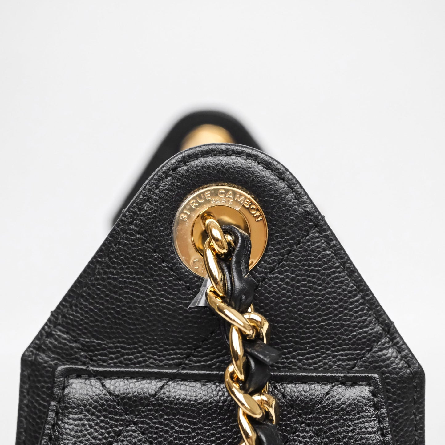 Chanel 25 Mini Bag Black Caviar Gold Hardware