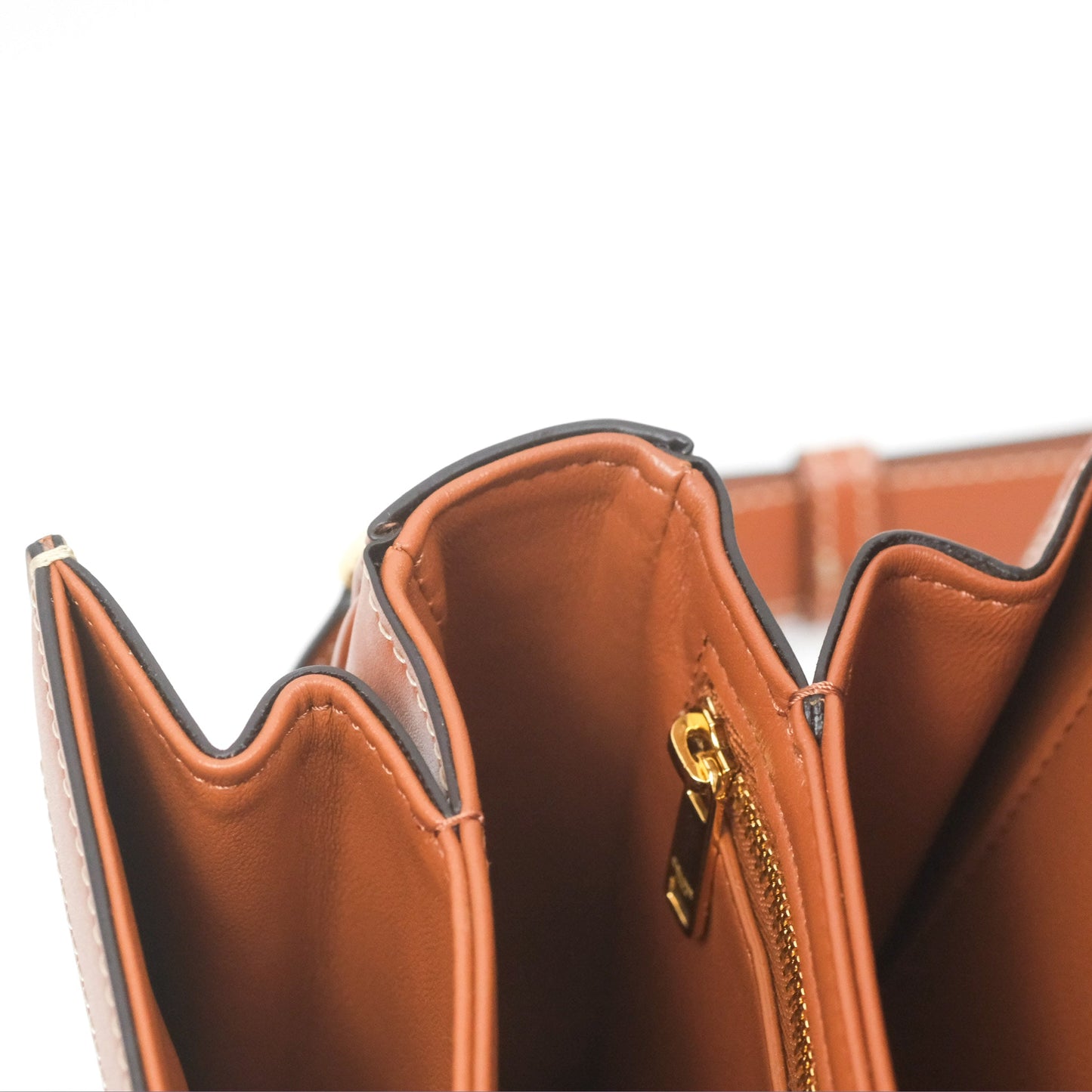 Celine Medium Triomphe Bag Triomphe Canvas Tan Calfskin