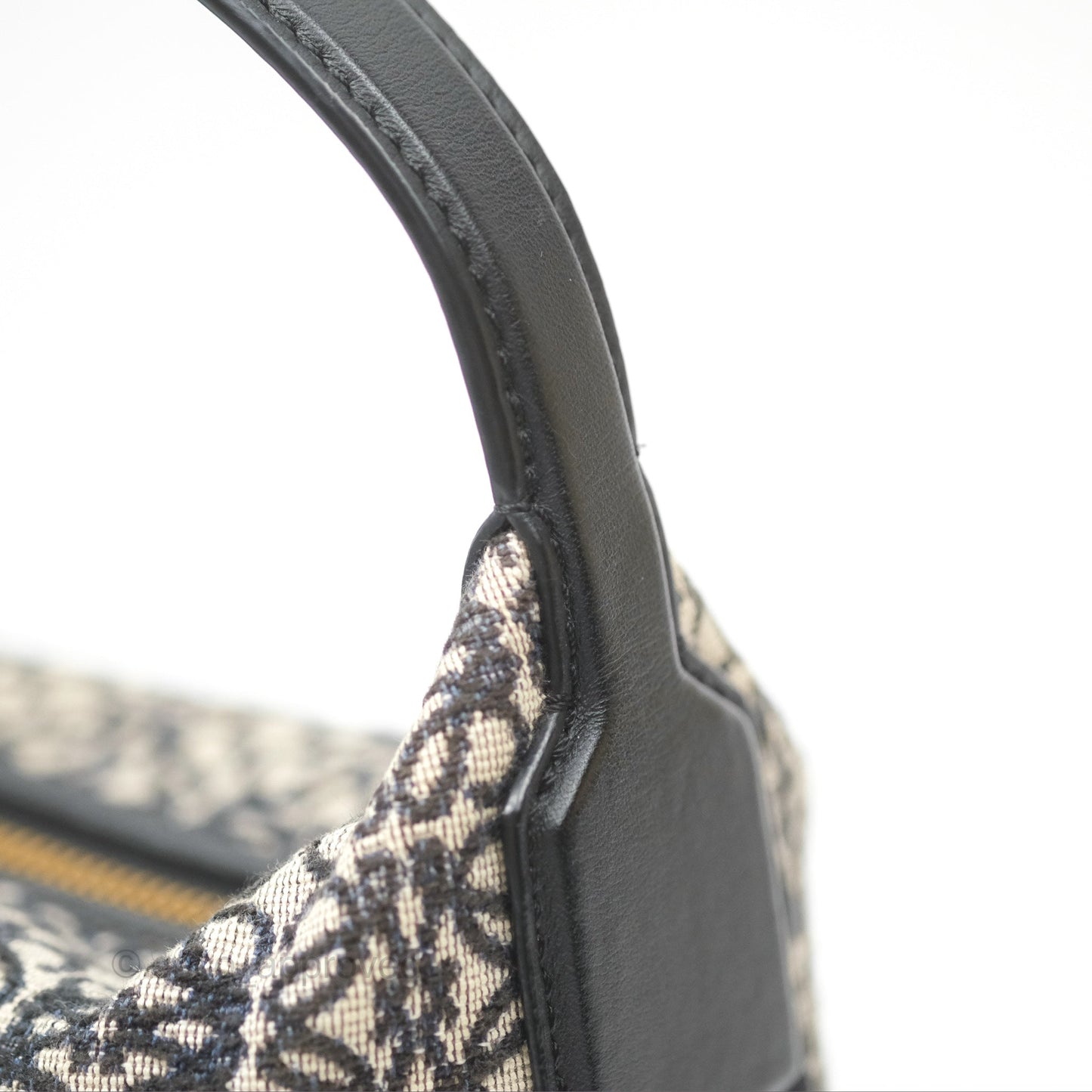 Loewe Small Cubi bag in Anagram Jacquard & Calfskin Navy/Black
