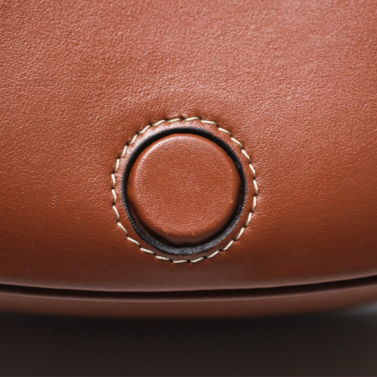 Celine Folco Cuir Triomphe in Smooth Calfskin Tan