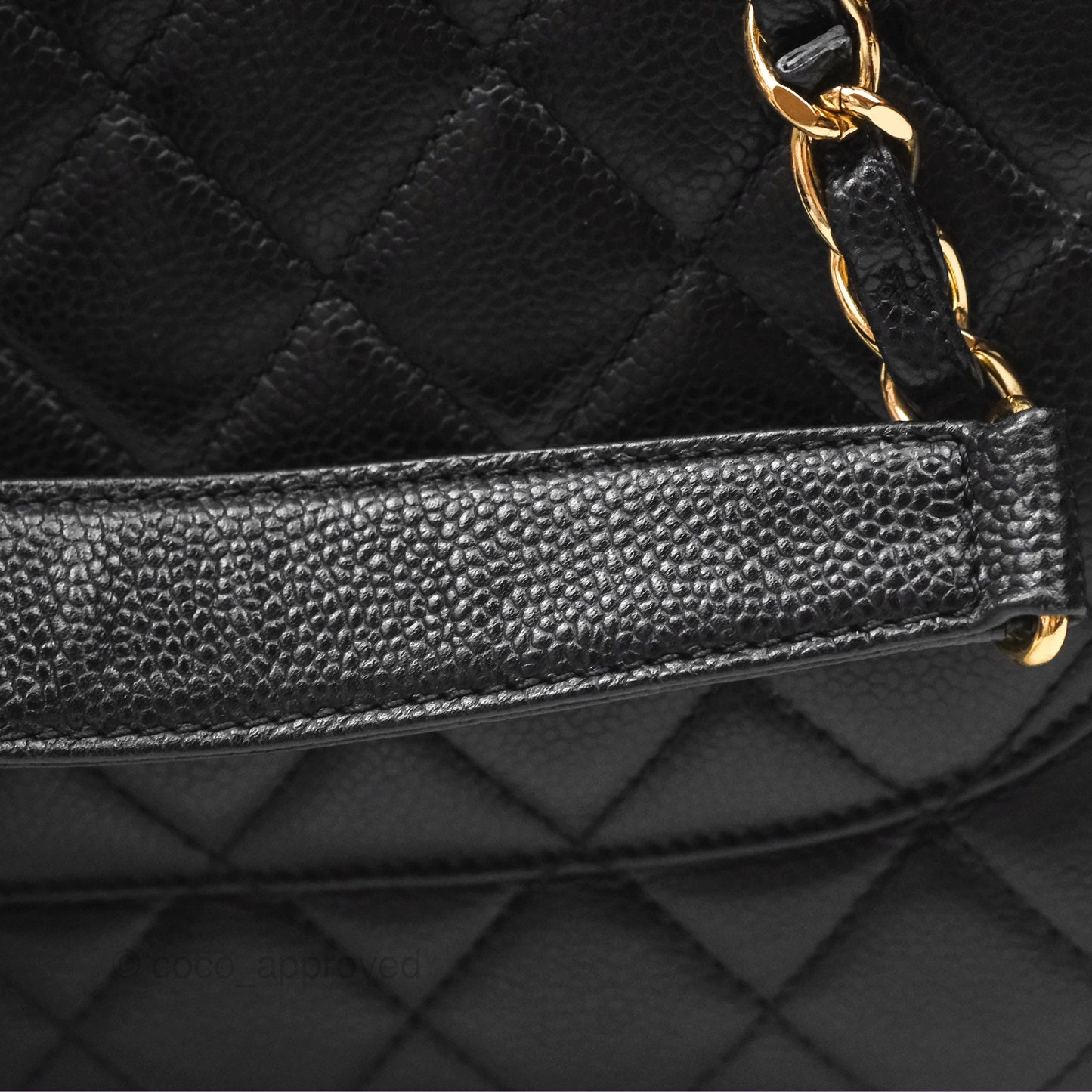 Chanel GST Black Caviar Gold Hardware