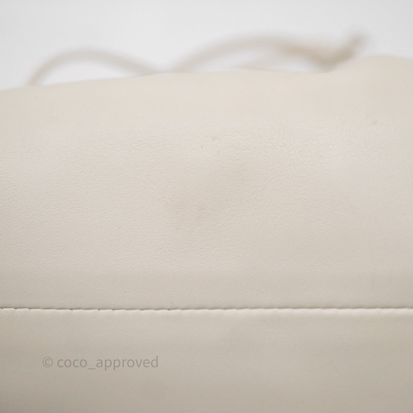 Bottega Veneta The Mini Pouch Ivory Calfskin