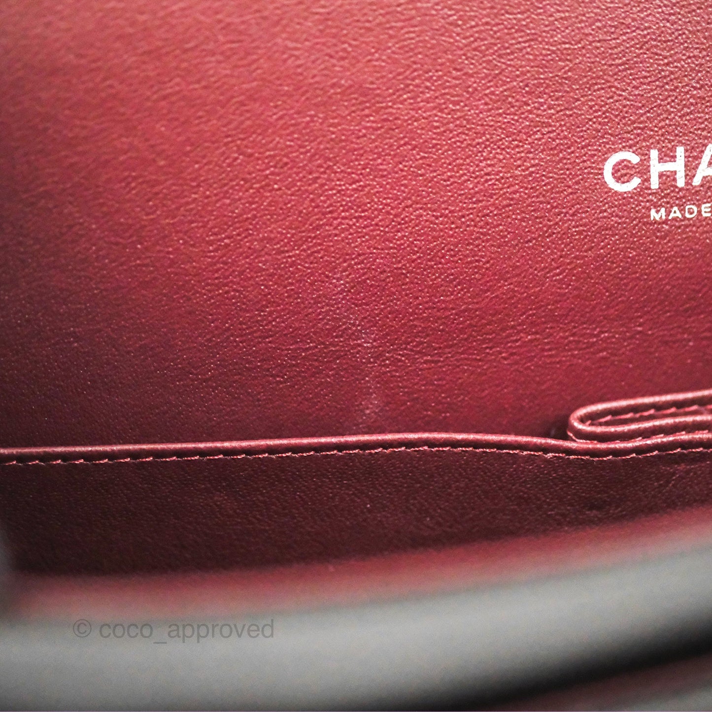 Chanel Quilted Maxi Double Flap Black Lambskin Silver Hardware