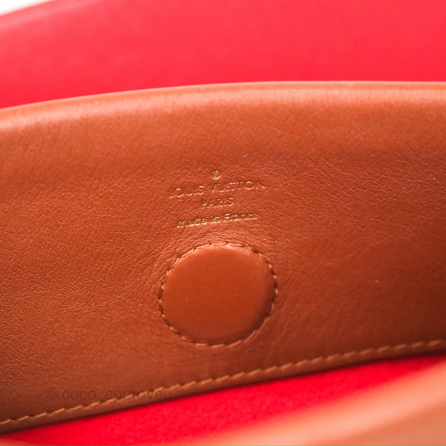 Louis Vuitton Tuileries Besace Bag Brown/Red Monogram