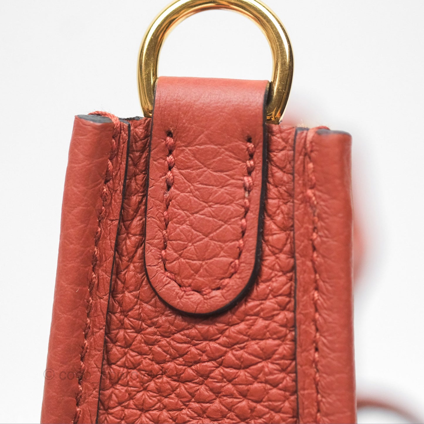 Hermès Mini Evelyne 16 Cuivre Clemence Gold Hardware