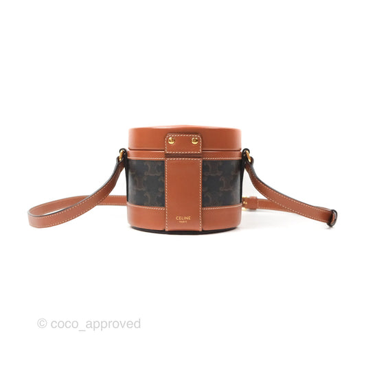 Celine Small Tambour Triomphe Canvas