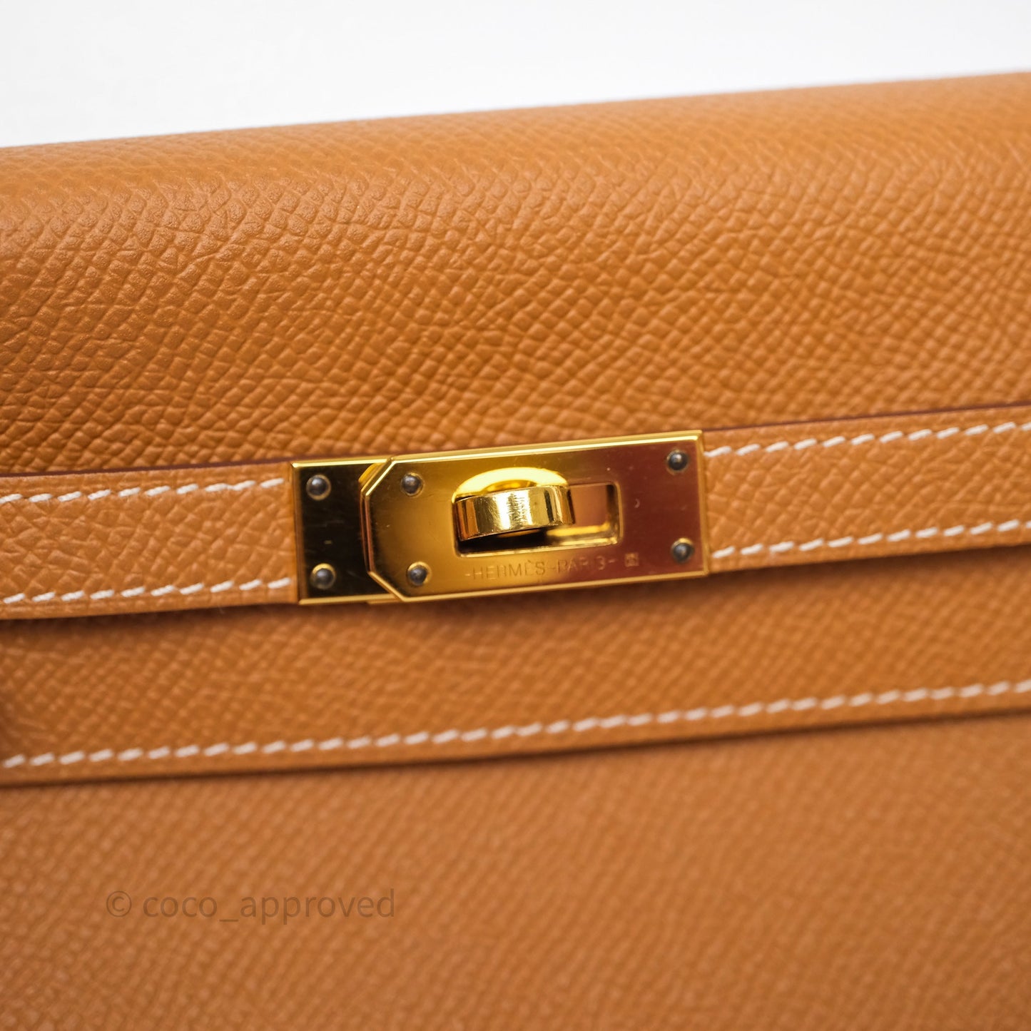 Hermès Kelly To Go Wallet Gold 37 Epsom Gold Hardware