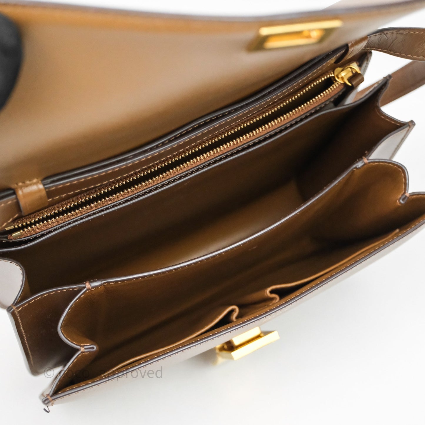 Celine Medium Classic Box Flap Caramel Calfskin