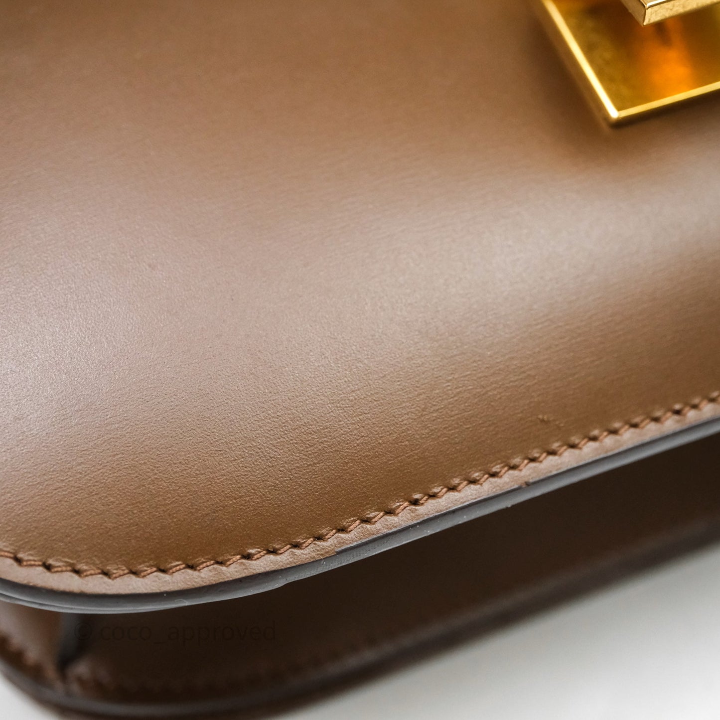 Celine Medium Classic Box Flap Caramel Calfskin