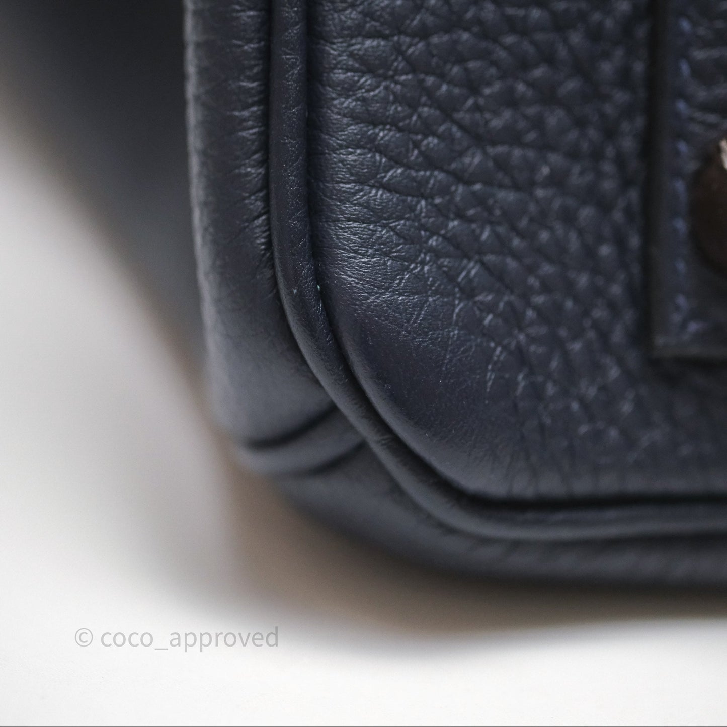 Hermès Birkin 30 Retourne Bleu Nuit 2Z Togo Gold Hardware