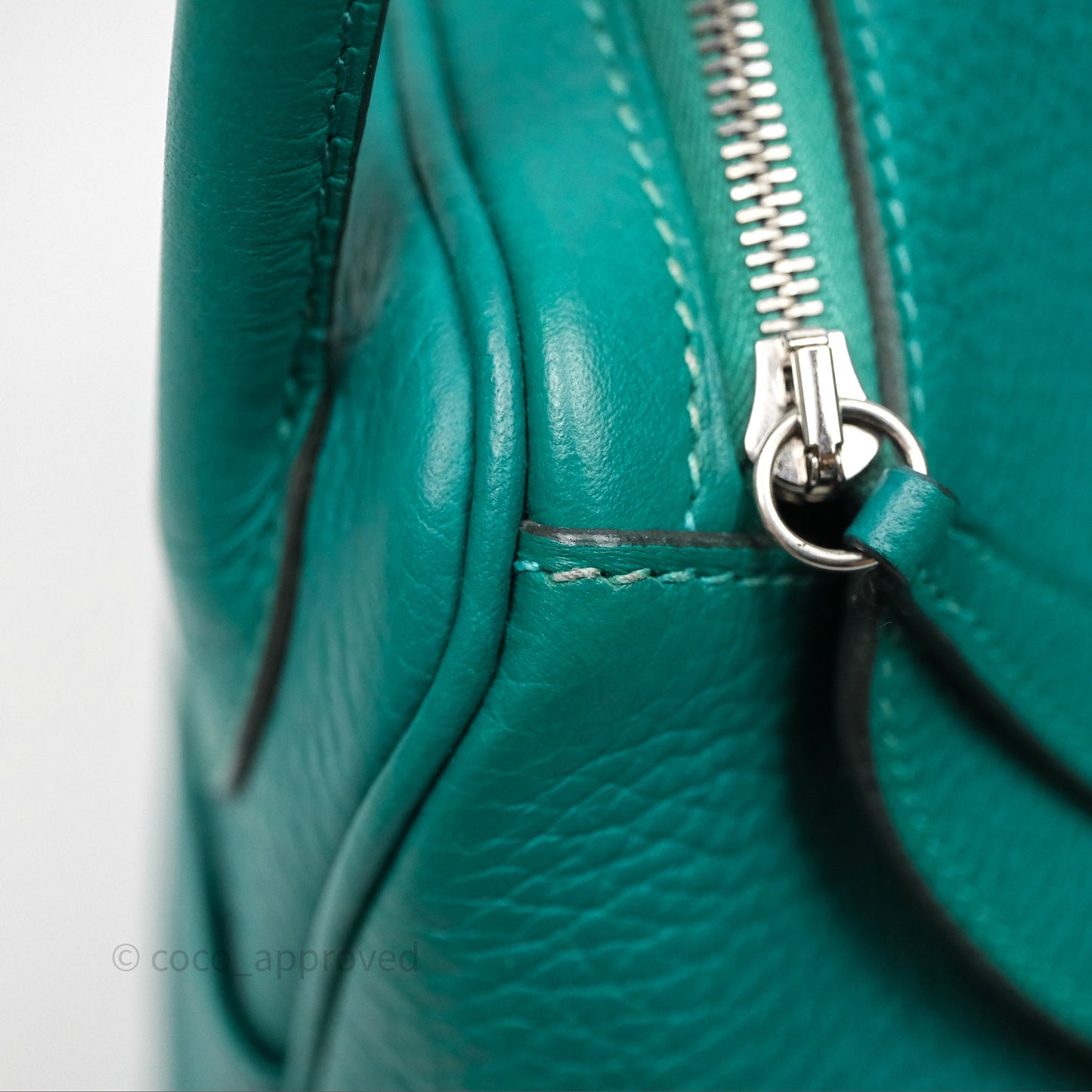 Hermès Lindy 26 Vert Verone U1 Clemence Palladium Hardware