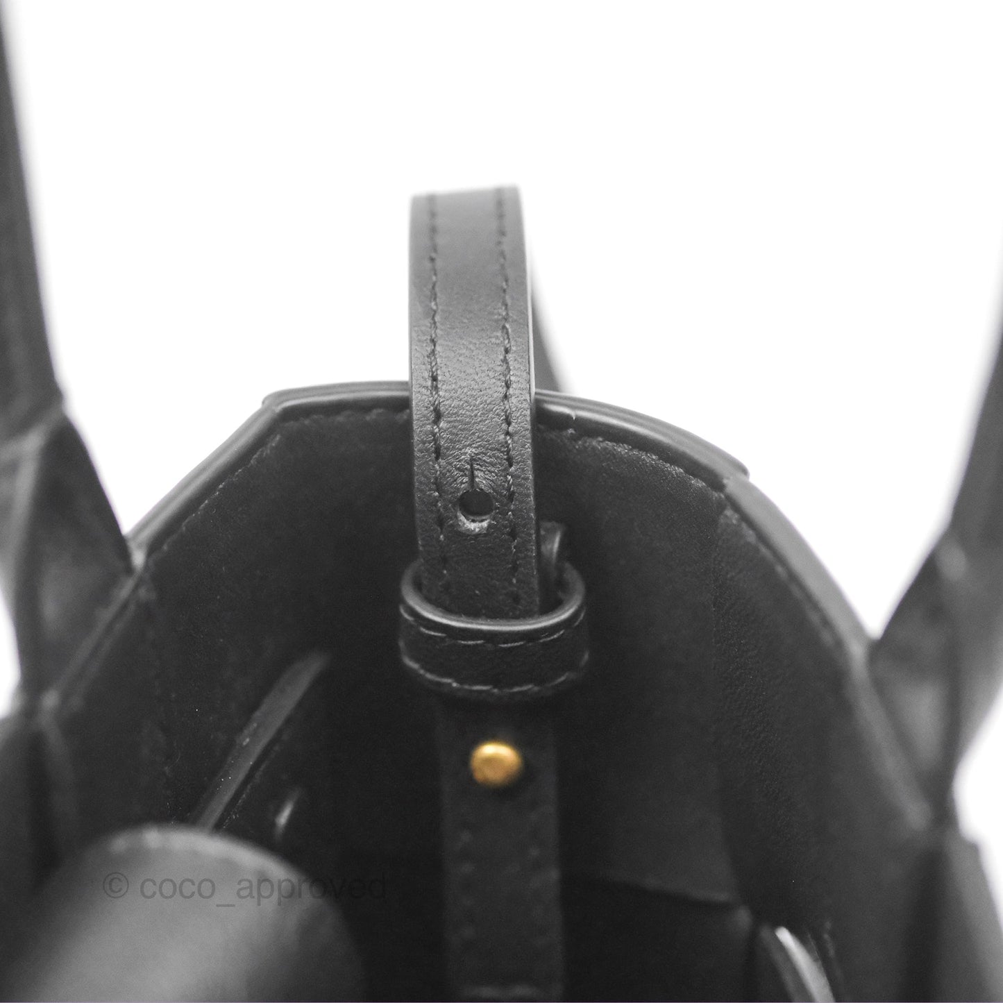 Bottega Veneta Mini Cassette Tote Bag Black