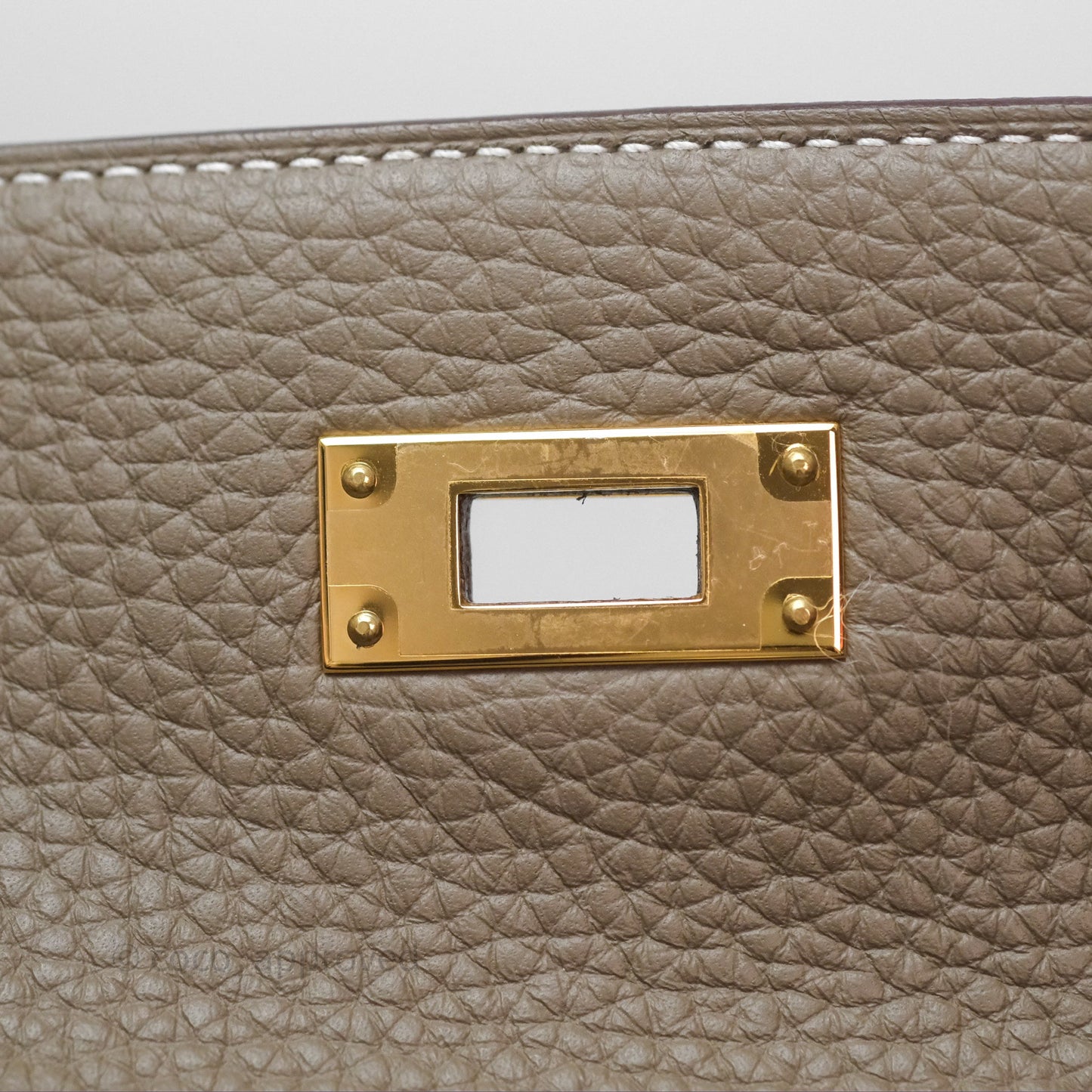 Hermès Kelly II 28 Retourne Etoupe 18 Clemence Gold Hardware