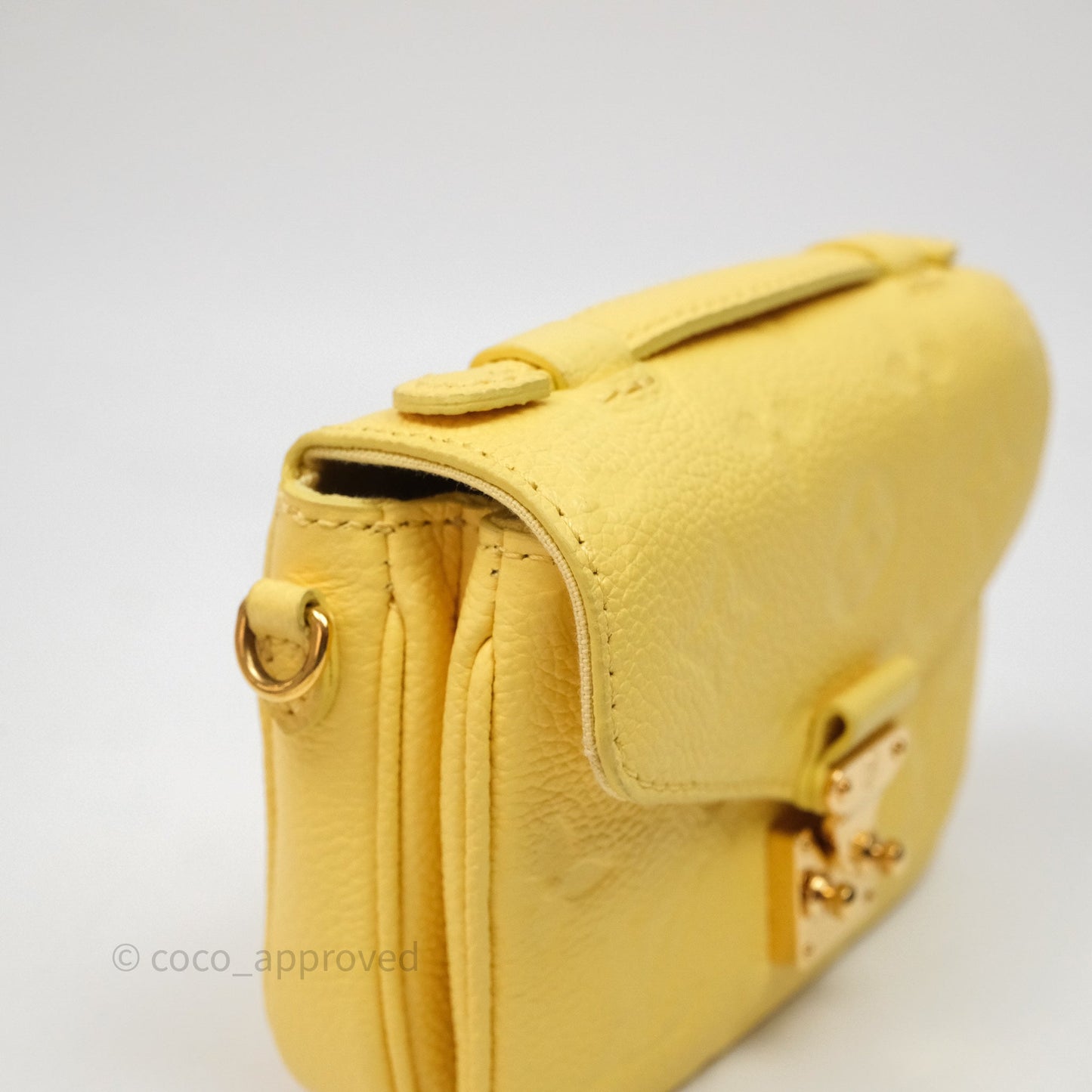 Louis Vuitton Monogram Micro Metis Bag Empreinte Yellow
