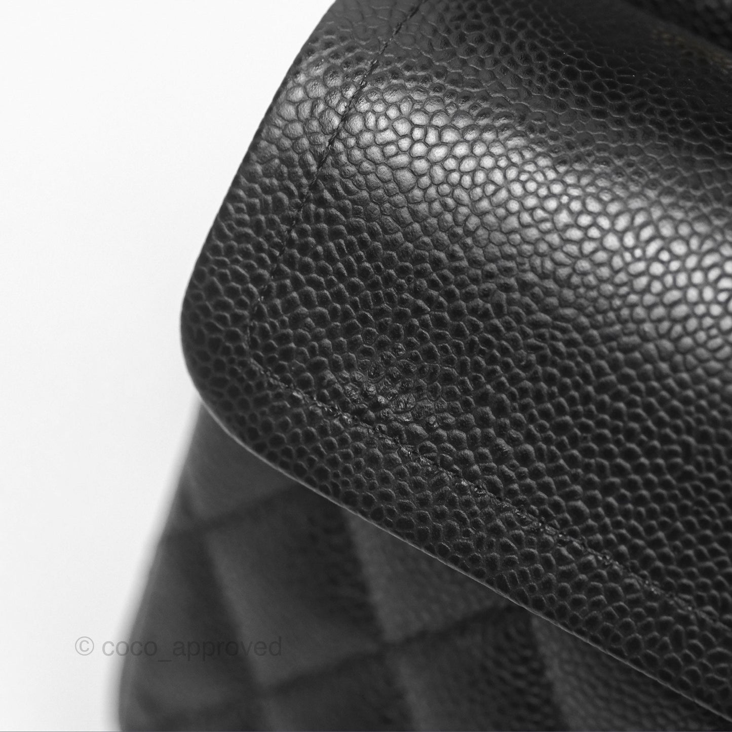 Chanel Small S/M Classic Flap Quilted Black Caviar Gold Hardware