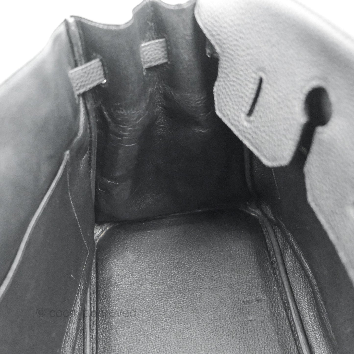 Hermès Birkin 35 Black Togo Palladium Hardware