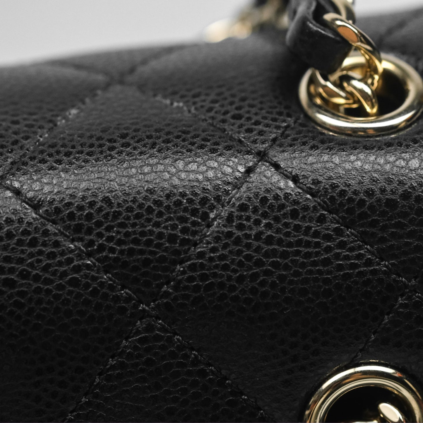 Chanel Small Duma Backpack Caviar Black Gold Hardware