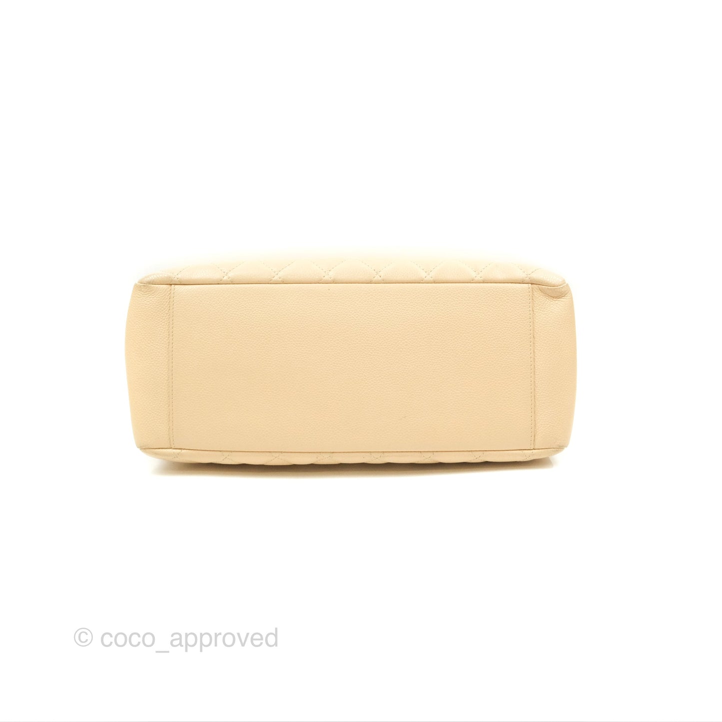 Chanel GST Beige Caviar Silver Hardware