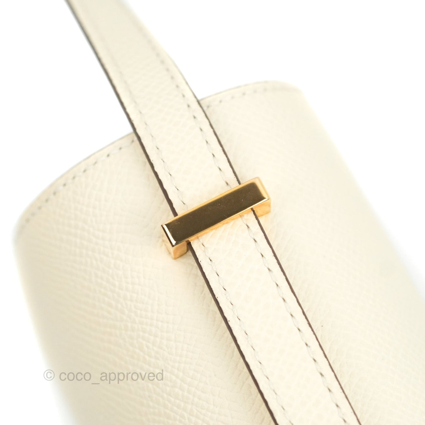 Hermès Constance Mini 18cm Nata Epsom Rose Gold Hardware