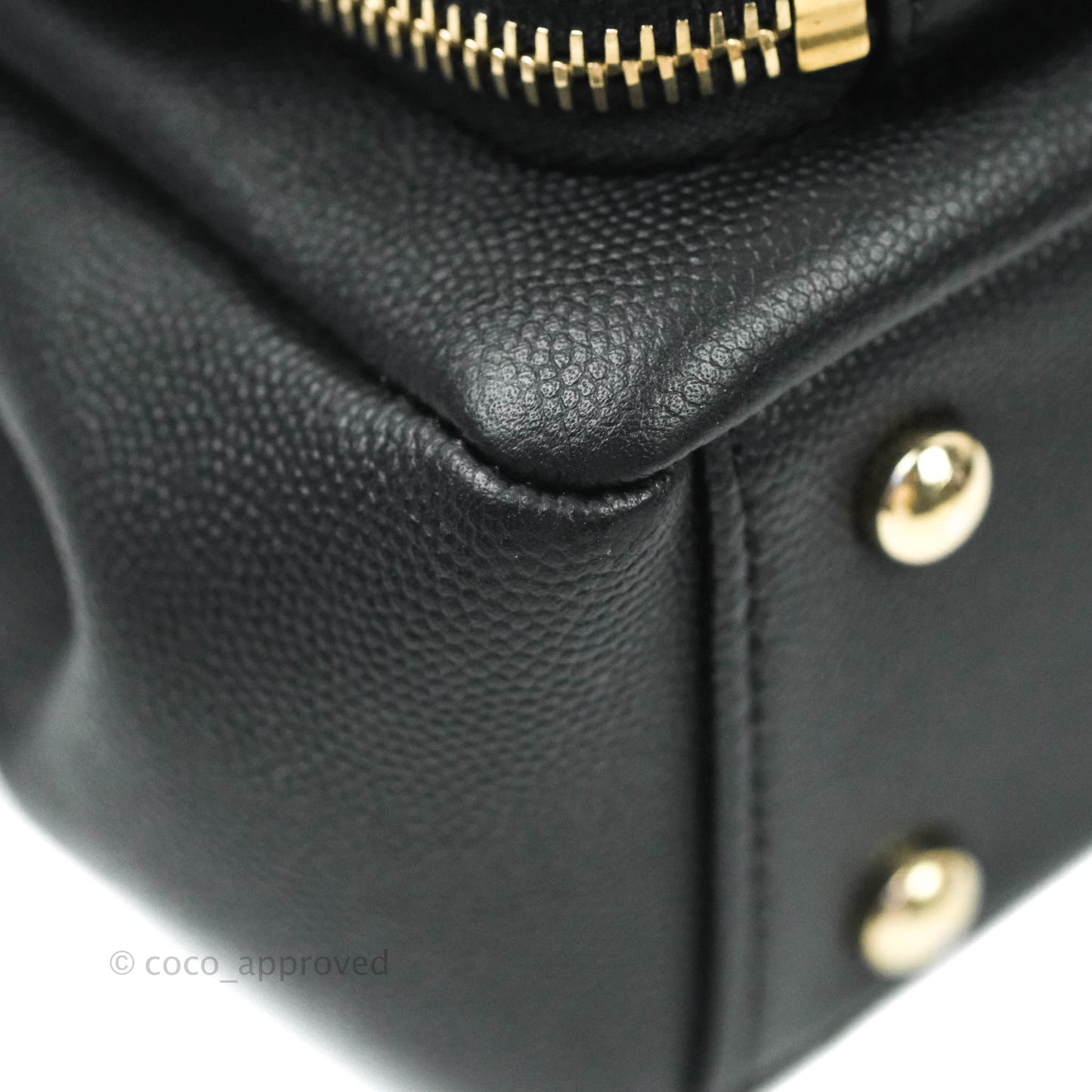 Chanel Quilted Small Business Affinity Flap Black Caviar Gold Hardware