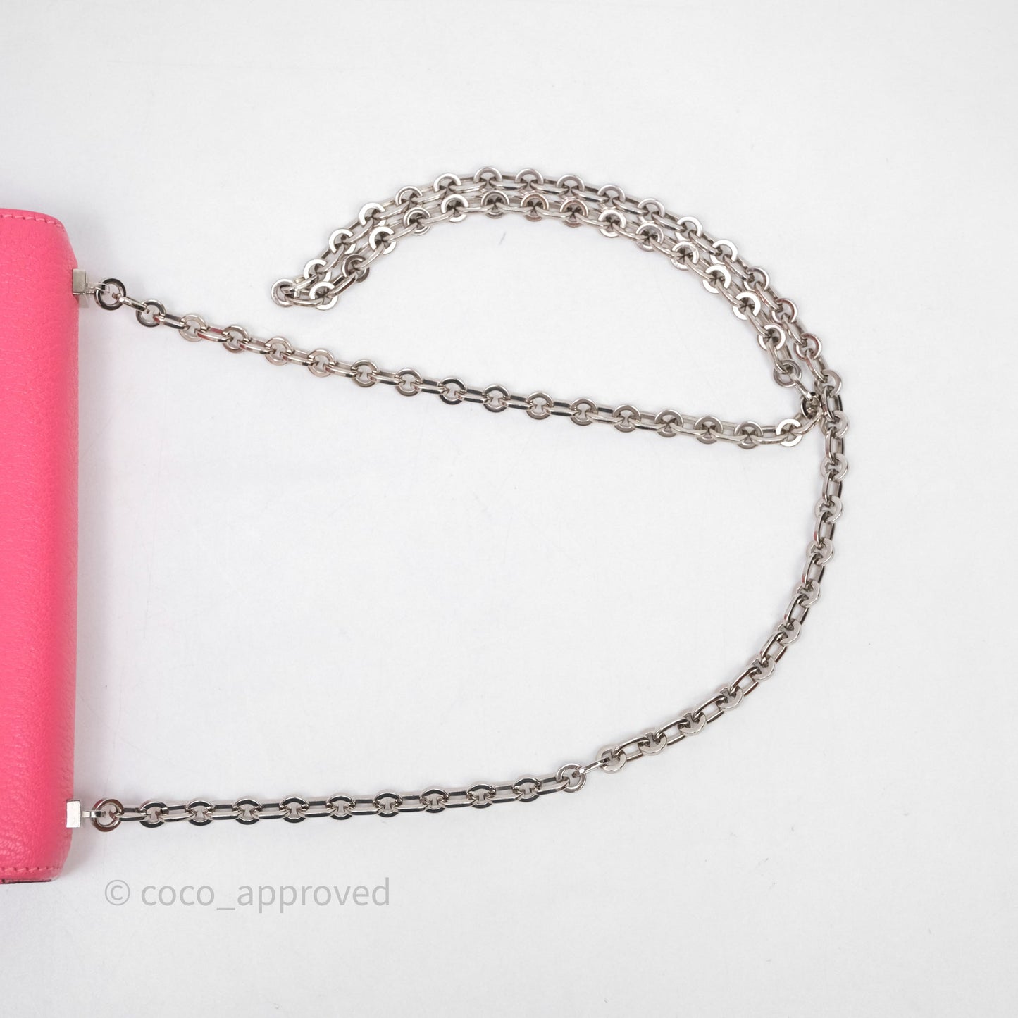 Hermès Mini Verrou Chaine Bag Rose Lipstick U5 Chevre Mysore Palladium Hardware