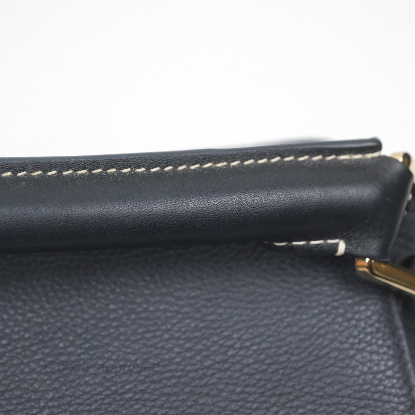Loewe Medium Puzzle Bag Navy Calfskin Gold Hardware