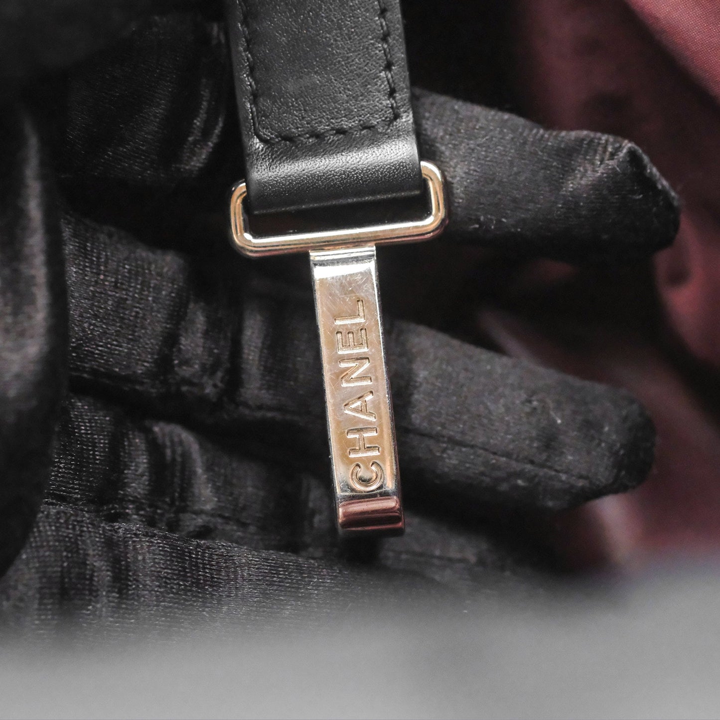 Chanel Coco Cocoon Tote Bag PM Black Nylon